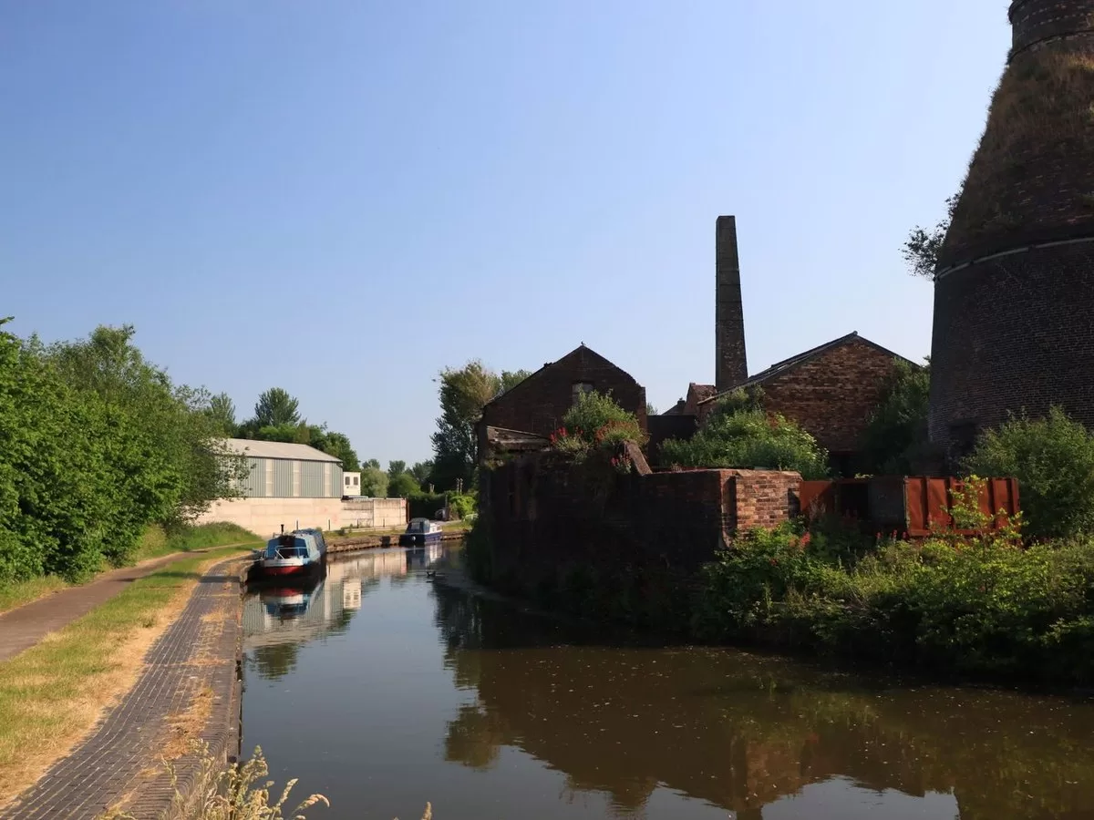 A canal towpath in London