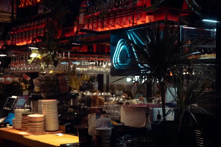 Cozy night bar in katowice poland