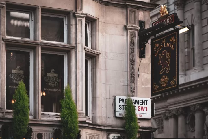 Pub in a tenement in london