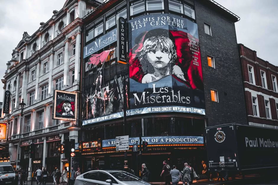 The Sondheim Theatre on Shaftesbury Avenue, London